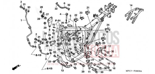 CARROSSERIE DE CHASSIS FMX6505 de 2005
